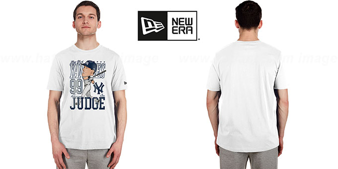 Yankees 'JUDGE CARICATURE' White T-Shirt by New Era