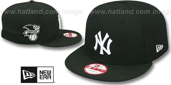 Yankees 'LEAGUE REPLICA SNAPBACK' Black-White Hat by New Era