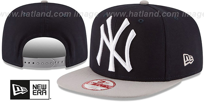 Yankees 'LOGO GRAND REDUX SNAPBACK' Navy-Grey Hat by New Era