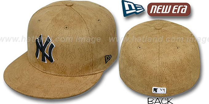 suede fitted hat