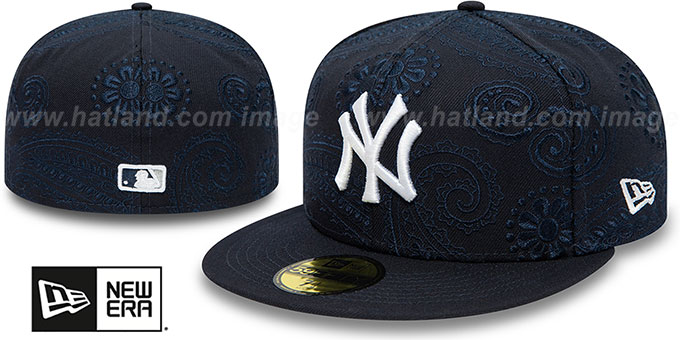 Yankees 'SWIRL' Navy Fitted Hat by New Era