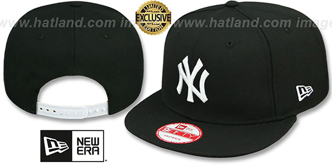 Yankees 'TEAM-BASIC SNAPBACK' Black-White Hat by New Era