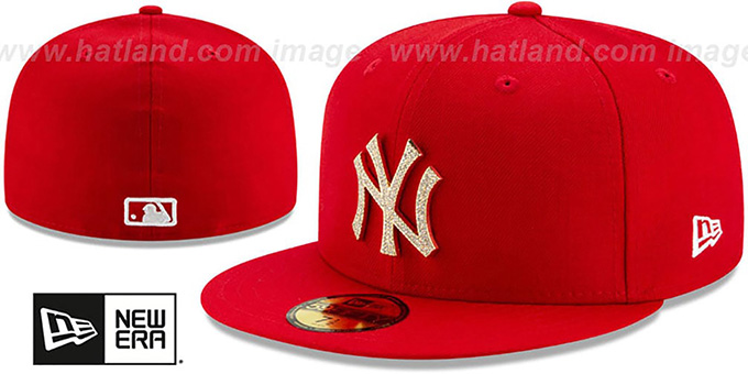 Yankees 'TEAM-GEM' Red Fitted Hat by New Era