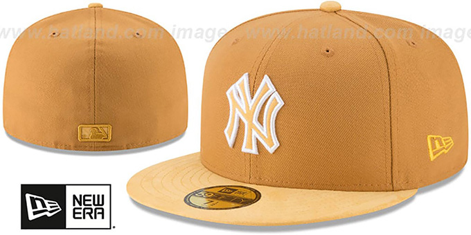 Yankees 'TONAL-CHOICE' Panama Tan Fitted Hat by New Era