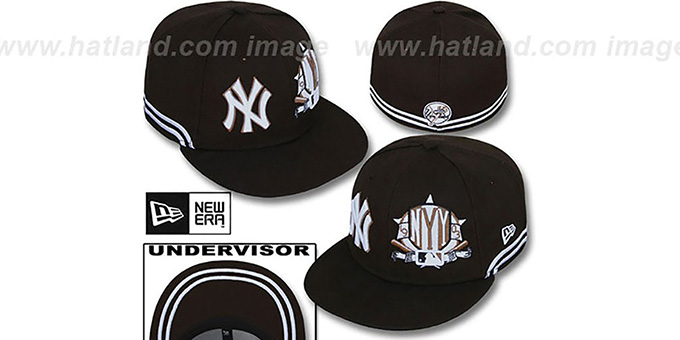 Yankees 'TWO-BIT' Brown-White Fitted Hat by New Era