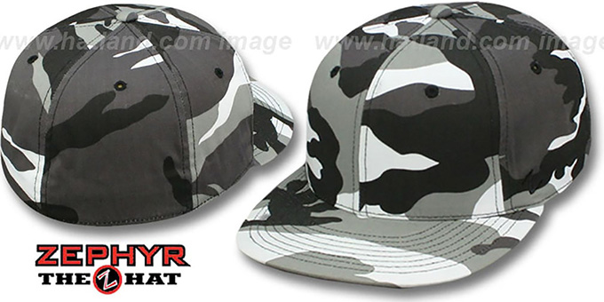 Zephyr 'BLANK CAMO' Urban Fitted Hat