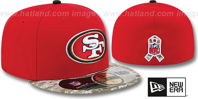 san francisco 49ers salute to service hat