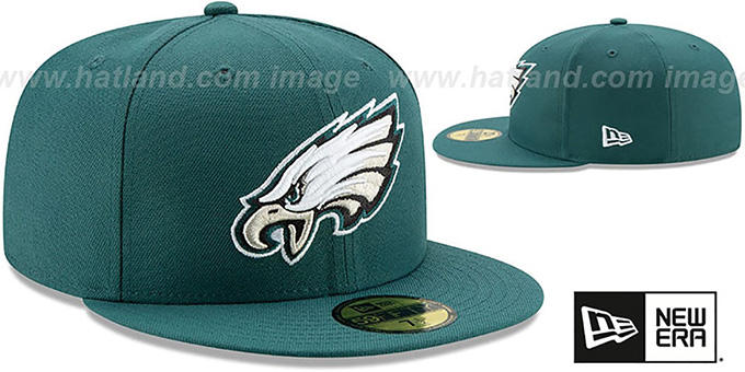 Philadelphia Eagles NFL TEAM-BASIC Green Fitted Hat