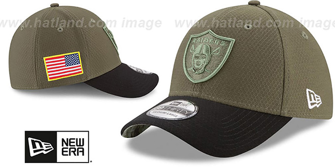 raiders salute to service hat