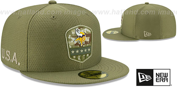 vikings salute to service hat