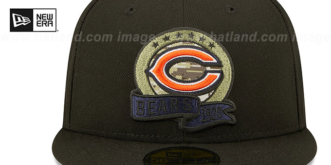 bears salute to service hat 2020