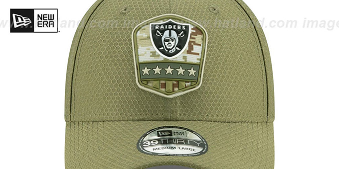 raiders salute to service hat