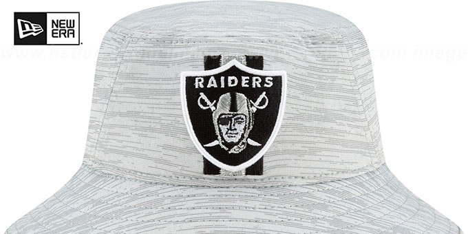 Las Vegas Raiders 2021 NFL TRAINING BUCKET Hat by New Era