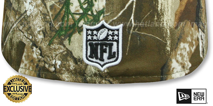 Las Vegas Raiders NFL TEAM-BASIC Realtree Camo Fitted Hat