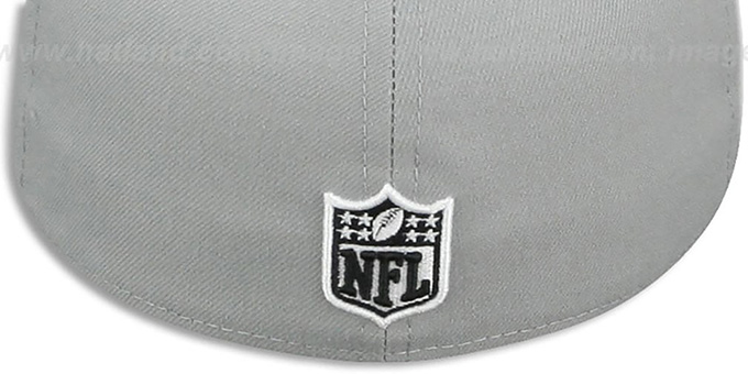 Baltimore Ravens NFL TEAM-BASIC Grey-Black-White Fitted Hat