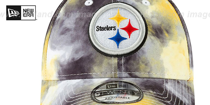 Pittsburgh Steelers TIE-DYE STRAPBACK Hat by New Era