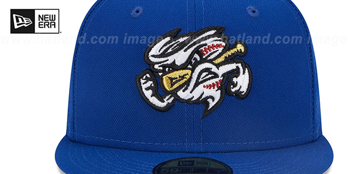 Omaha Storm Storm Chasers MILB ONFIELD HOME Royal Fitted Hat