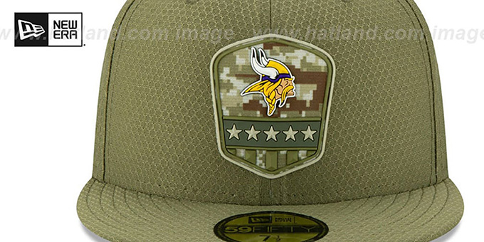 vikings salute to service hat