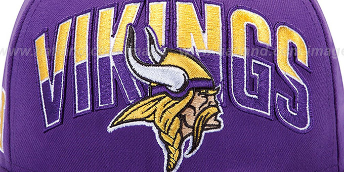 Minnesota Vikings NFL 2013 DRAFT Purple 59FIFTY Fitted Hat