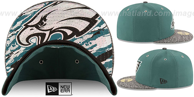 Philadelphia Eagles 2016 NFL DRAFT Fitted Hat by New Era