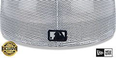 MLB Umpire BATTING PRACTICE TRUCKER White Fitted Hat by New Era - 3rd View