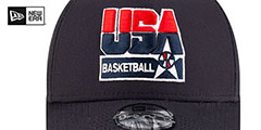 USA Basketball A-FRAME SNAPBACK Navy Hat by New Era - 3rd View