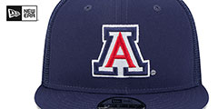 Arizona TEAM-BASIC TRUCKER SNAPBACK Navy Hat by New Era - 3rd View