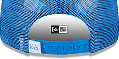 UCLA TEAM-BASIC TRUCKER SNAPBACK Sky Hat by New Era - 4th View