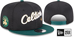 Celtics MESH-CROWN SNAPBACK Black-Green Hat by New Era