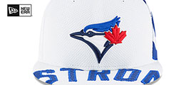 Blue Jays STROMAN PLAYER PICK SNAPBACK White Hat by New Era - 3rd View