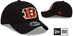 Bengals CORE-CLASSIC STRAPBACK Black Hat by New Era - 2nd View