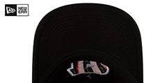 Bengals CORE-CLASSIC STRAPBACK Black Hat by New Era - 5th View