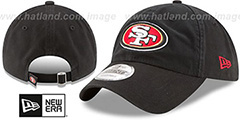 49ers CORE-CLASSIC STRAPBACK Black Hat by New Era