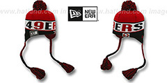 49ers CRAYON BOX Knit Beanie Hat by New Era