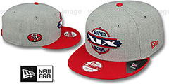 49ers SUPER BOWL XIX SNAPBACK Grey-Red Hat by New Era