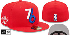 76ers 22-23 ALTERNATE CITY-EDITION Fitted Hat by New Era