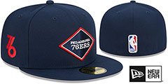 76ers 23-24 ALTERNATE CITY-EDITION Fitted Hat by New Era