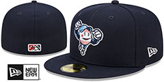 Aces MILB MARVEL DEFENDERS Navy Fitted Hat by New Era