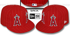 Angels BIG-ONE DOUBLE WHAMMY Red-White Fitted Hat