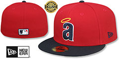 Angels COOPERPACK Red-Navy Fitted Hat by New Era