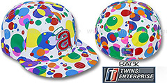 Angels GUMBALL White-Multi Fitted Hat by Twins