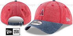 Angels GW RUGGED CANVAS STRAPBACK Red-Navy Hat by New Era