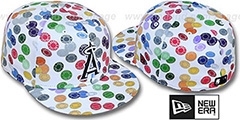 Angels TOKENS White-Multi Fitted Hat by New Era