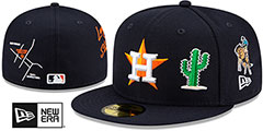 Astros CITY TRANSIT Navy Fitted Hat by New Era