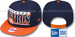 Astros COOP 2T STILL BREAKIN SNAPBACK Navy-Orange Hat by New Era