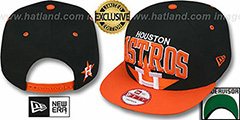 Astros COOP SUPER-LOGO ARCH SNAPBACK Black-Orange Hat by New Era