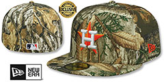 Astros MLB TEAM-BASIC Realtree Camo Fitted Hat by New Era