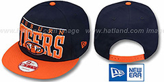 Auburn LE-ARCH SNAPBACK Navy-Orange Hat by New Era