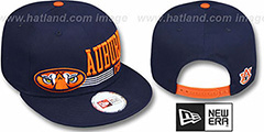 Auburn RETRO-SNAPBACK Navy Hat by New Era