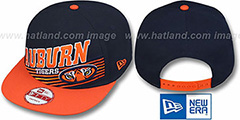 Auburn STILL ANGLIN SNAPBACK Navy-Orange Hat by New Era